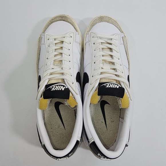 Nike Blazer Low 77 Shoes Women's Size 7 Retro Classic Leather DC4769-102 Casual‎ - Picture 7 of 8